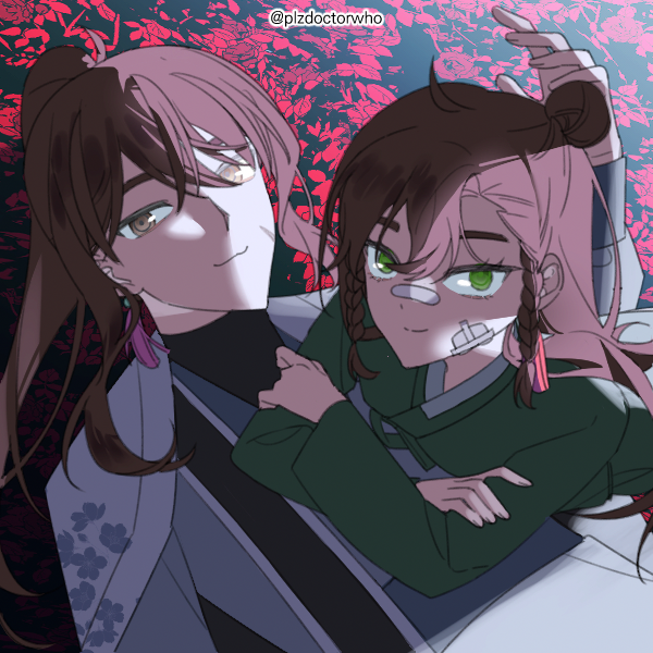 Picrew ID 2765131. Older Yue, with Guzi. First design attempt.